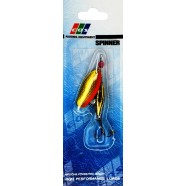 Блешня для риболовлі, обертова, EOS S0012A, вага 9,5 г, колір GS421024